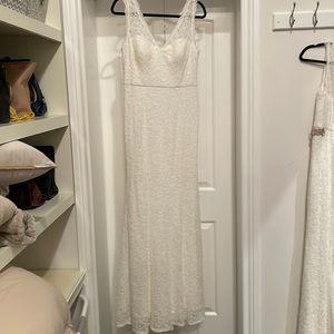 Adrianna Papel Ivory Love Story sleeveless gown size 8 NWT